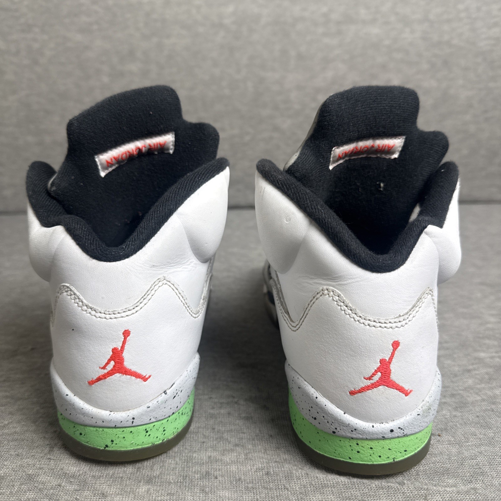 Nike Air Jordan 5 Retro Poison Green GS 440888-115 Youth Size 6Y thumbnail 5