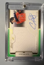 2024 Topps Definitive Collection - Autographed Relics Alex Bregman #ARC-AB Green