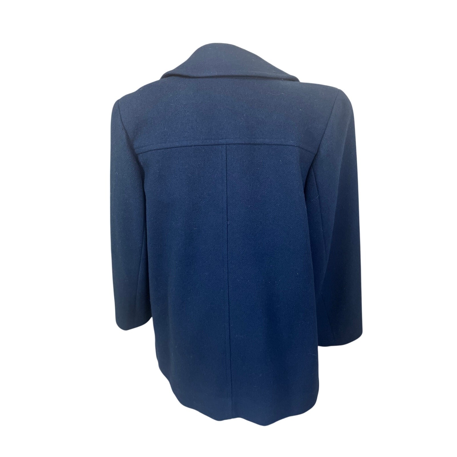 Pendleton Blue Wool Double-Breasted Coat Women’s … - image 2