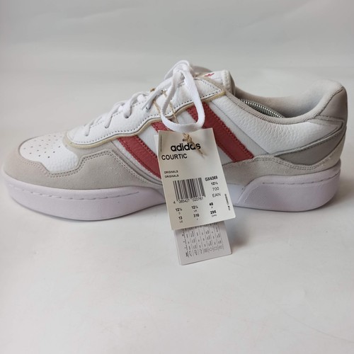 Adidas Originals Courtic Men's Trainers - White / Red - Size 12.5 UK - BNWT - Picture 12 of 19
