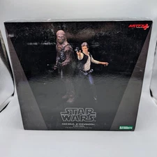 Kotobukiya Star Wars ArtFX+ Han Solo & Chewbacca 1/10 Scale Figure - SEALED