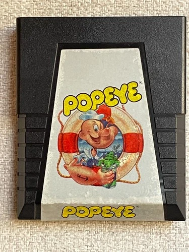 VINTAGE 1983 PARKER BROTHERS ATARI POPEYE VIDEO GAME CARTRIDGE TESTED & WORKS