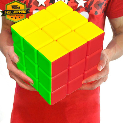 7in Large 3x3 Speed Cube Puzzle Rubik Style Brain Teaser Toy Gift