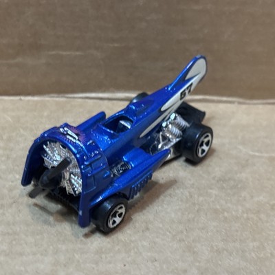 1996 HOT WHEELS 1/64 Blue Diecast Dog Fighter Vintage Car Plane Mattel