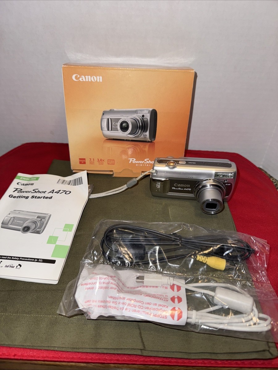 単三電池使用 動作確認済 Canon PowerShot A470 値下げ可 Amazon | Canon デジタルカメラ PowerShot (パワーショット