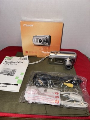 単三電池使用 動作確認済 Canon PowerShot A470 平成レトロ 美品】Canon PowerShot A470 デジタルカメ 単三電池 - メルカリ