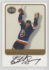 2001-02 Fleer Greats of the Game Auto Butch Goring Auto 10lp