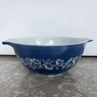 PYREX Blue Colonial Mist Cinderella Mixing Bowl #442 Vintage Holidays Beautiful!