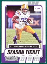 Clyde Edwards-Helaire - 2021 Panini Contenders Draft Picks #54 - LSU Tigers Card
