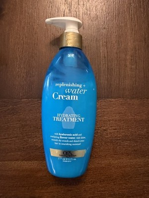 OGX Replenishing + Water Cream Hydrating Treatment 6 fl oz BRAND NEW Adds Shine 
