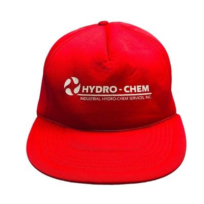 #ad Retro Trucker Hat Hydro chem Janitor Red Foam SnapBack 90s Y2K Dadcore Graphic $11.00