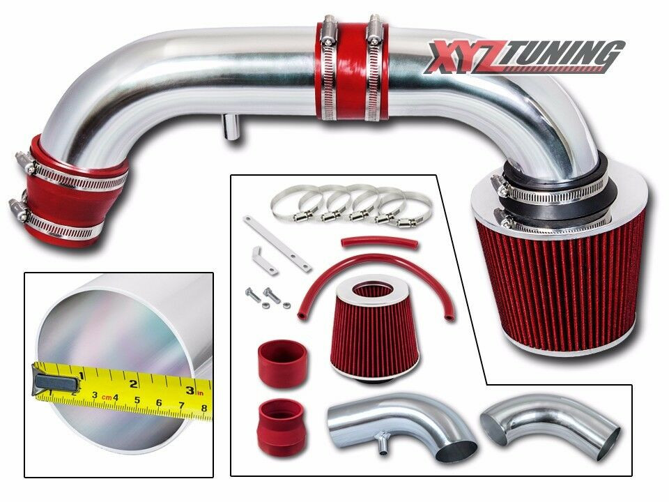 RED 95-00 Stratus Cirrus Breeze 2.0 2.4 Air Intake System +Filter (Sedan Only)