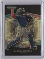 2021 Prizm Draft Picks Prospects Gold Vinyl Gabriel Moreno #P-GM 1/1 RC