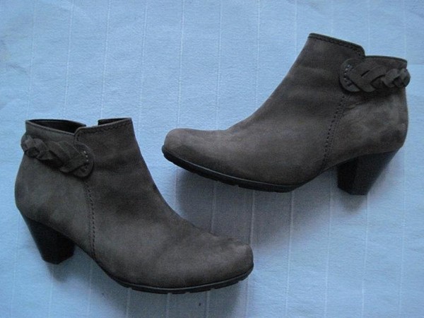 Women Gabor Ankle Boots Brown Leather 38