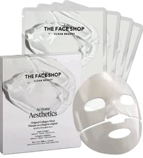 THE FACE SHOP At Home Aesthetics Vita-Toning Collagen Mask- 4 Sheets  EXP. 02/28