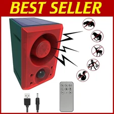 Solar Motion Sensor Security Alarm with Recording – Deter Intruders Effortlessly