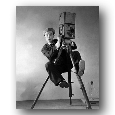 Buster Keaton Edward Sedgwick Photo 8x10 The Cameraman Film Set 1928-3