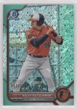 2022 Bowman Chrome Prospects Aqua Mini-Diamond Refractor Adley Rutschman pe8