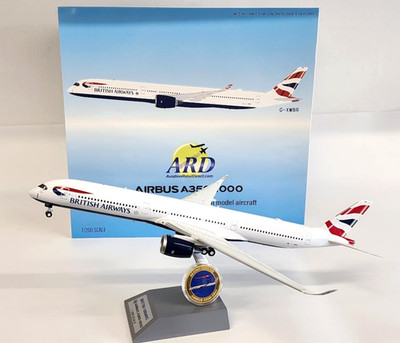ARD200 Airbus A350-1000 British Airways G-XWBR (with stand) Ref: ARDBA131