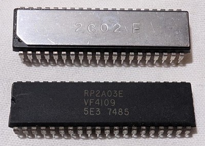 Early Revision Rare Nintendo NES NTSC Original OEM PPU / CPU 2C02D 2A03E Tested