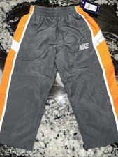 Vintage Nike Athletic Pants Size 2T Brand New with Tags Orange White Gray