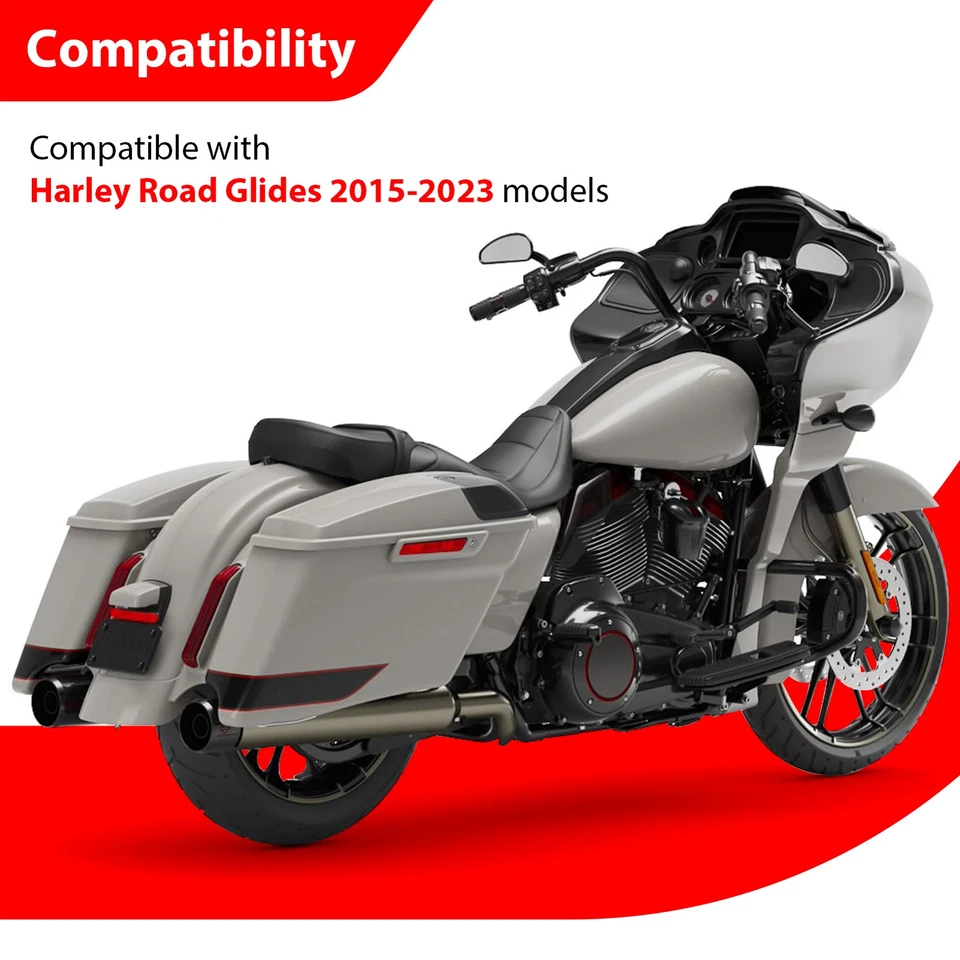 Manillar de barra Plug&play Ape precableado cromado 12" Road Glide para Harley 2015-2023 Foto 4 de 4