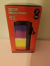 zqs1201 wireless speaker super bass speaker with lights