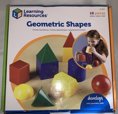 Learning Resources geometrische 3D-Formen verpackt komplett Kinder C