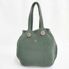 mina perhonen meadow TS87896 knit Tote Bag green 5-0924G  