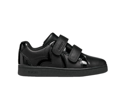 Geox Eclyper Mädchen New Style Mädchen Schulschuhe in Schwarz