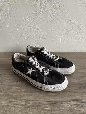 Stussy X Converse One Star Chuck Low Tops Black White Shoes