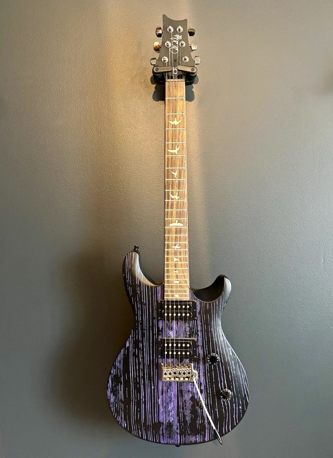 PRS SE CE 24 swamp ash sandblasted Purple - Limited Edition