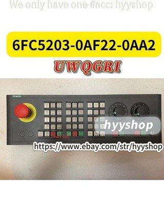 6FC5203-0AF22-0AA2 Used SINUMERIK control panel MCP 483C MPI, width 19'',FEDEX#H