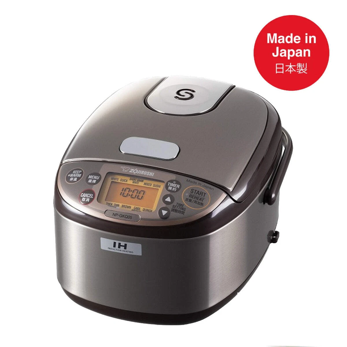 Zojirushi NP-GKQ05 Mini IH Rice Cooker UK (220-240V Plug)