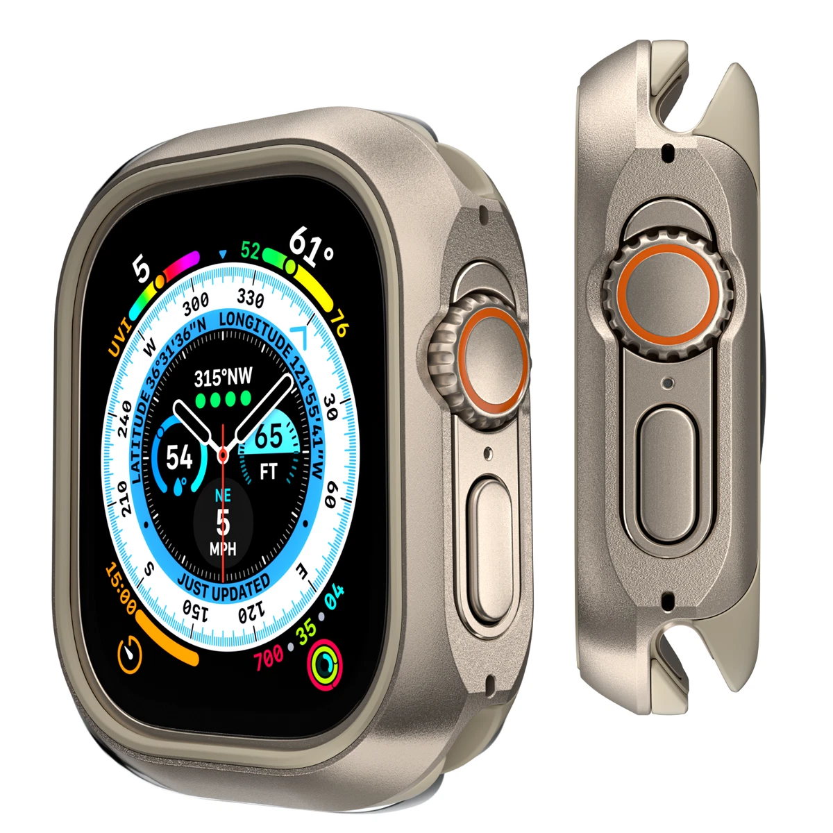 MAGEASY Aircraft Grade Aluminum 49mm Apple Watch Ultra Case