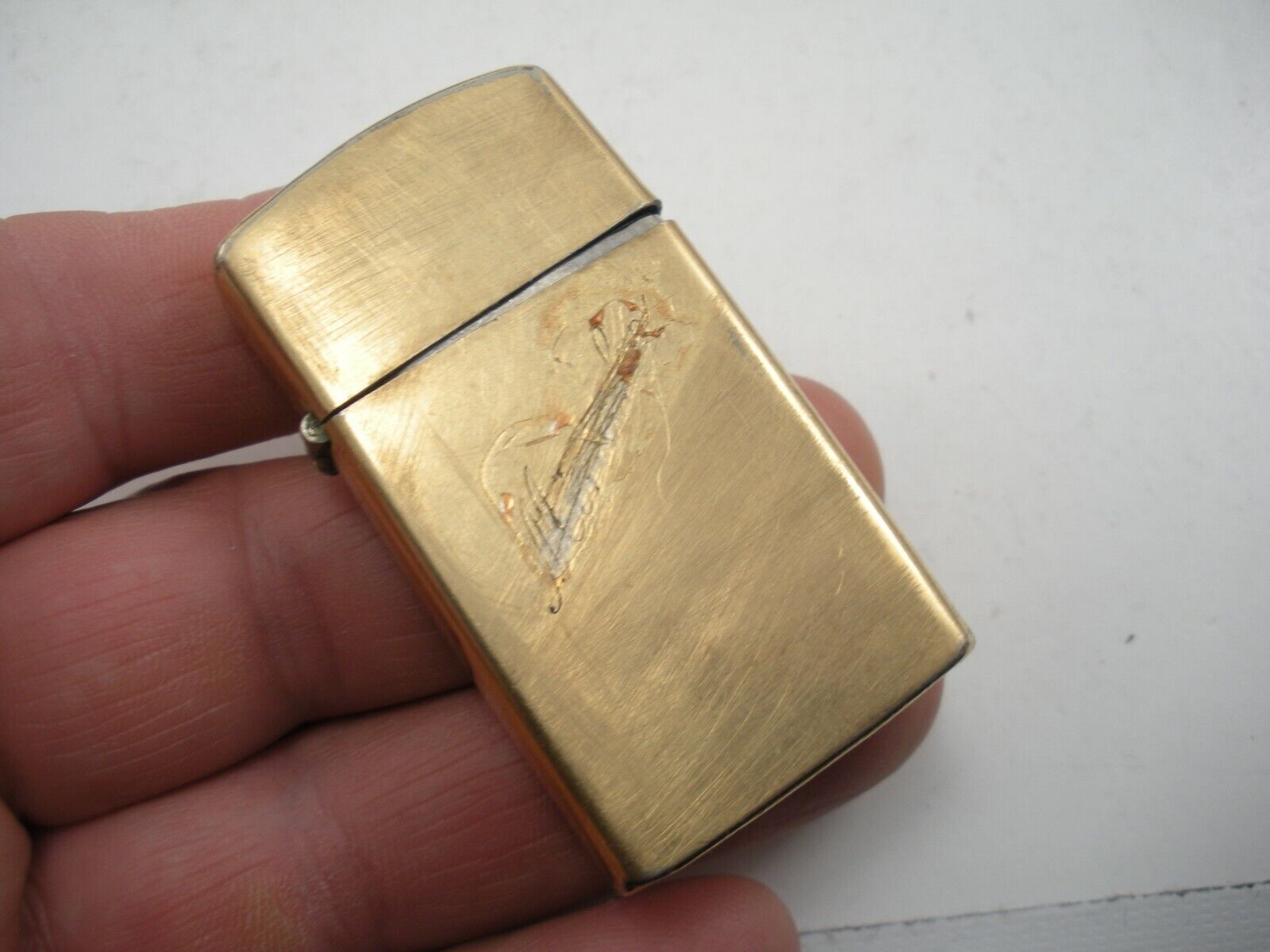 RARE VINTAGE 10K GOLD FILLED ZIPPO LIGHTER POOR | eBay