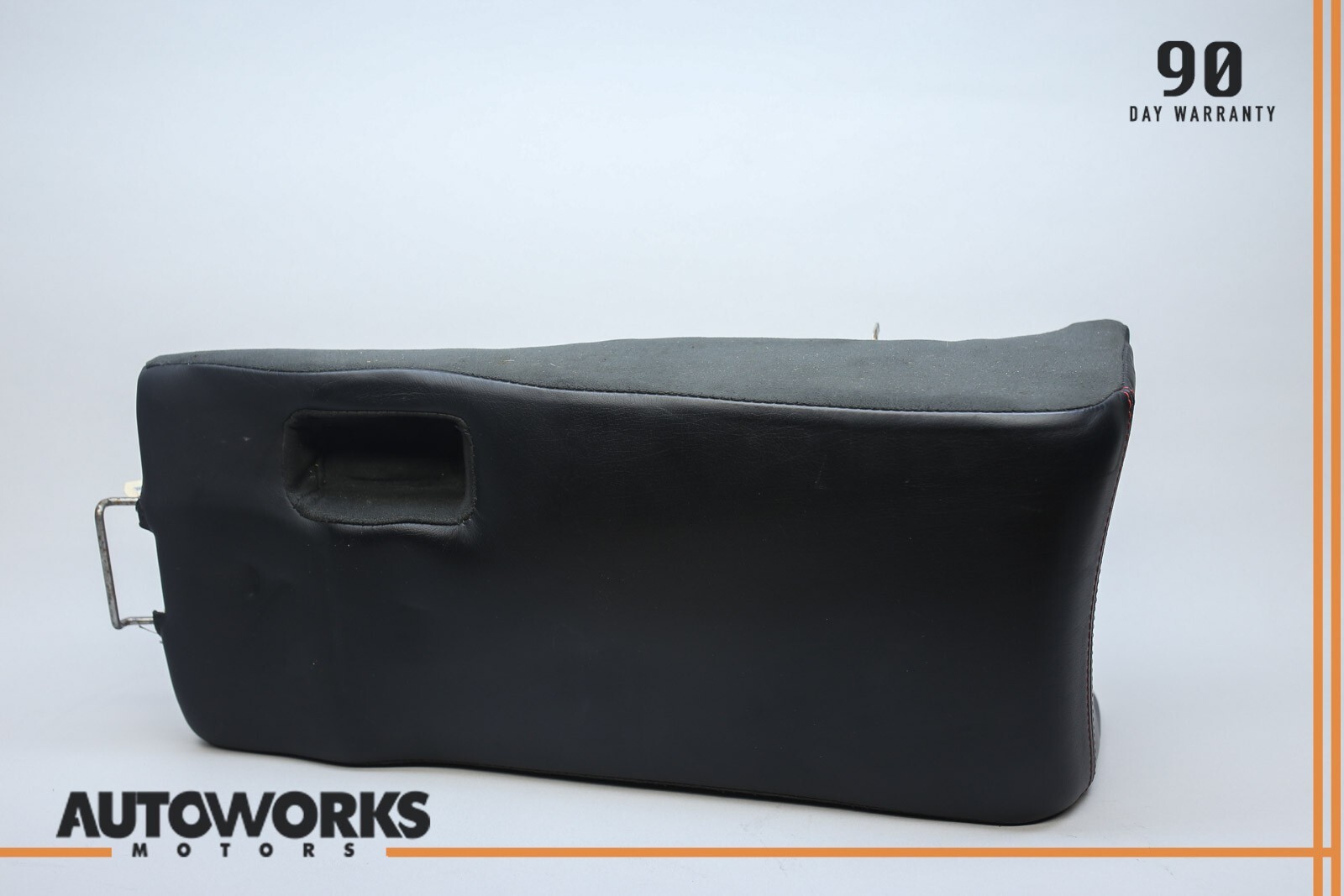 04-08 Maserati Quattroporte M139 Rear Center Center Lower Seat Cushion Black OEM