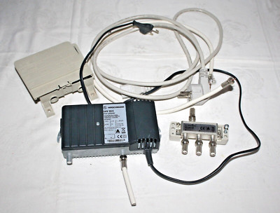 Konvolut Hirschmann VFC 0631 SF, 3 WAY Splitter, Hirschmann GHV 30 E Verstärker