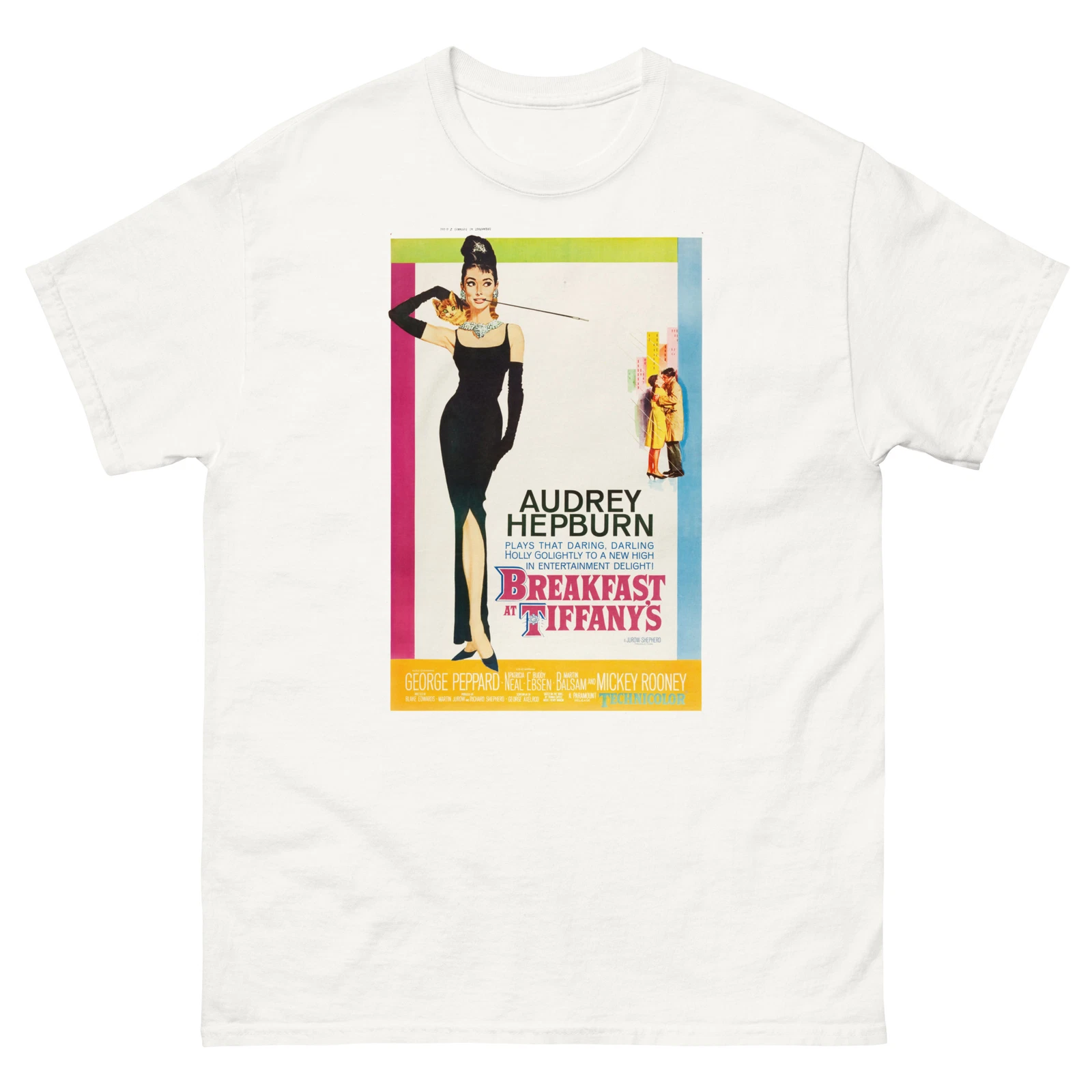 Vintage Movie Poster Unisex T-Shirt Breakfast at Tiffany's 1961 T-Shirt