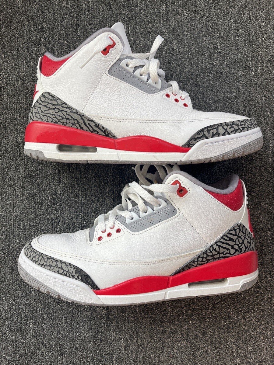 Size 9.5 - Jordan 3 Retro Mid Fire Red | eBay display picture 3