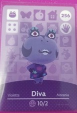 Nintendo Animal Crossing Amiibo Card 256 Diva