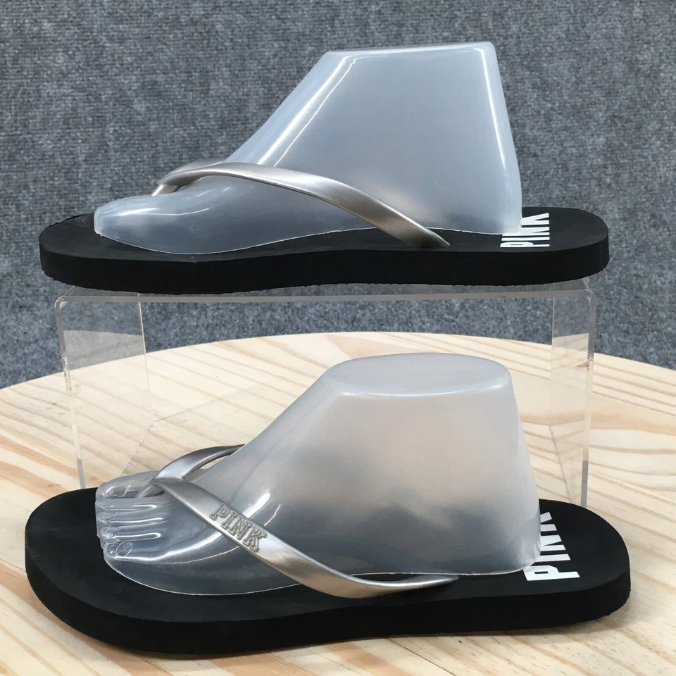 Sandalias Victorias Secret ROSA para mujer 5-6 informales sin cordones negras grises Foto 2 de 4