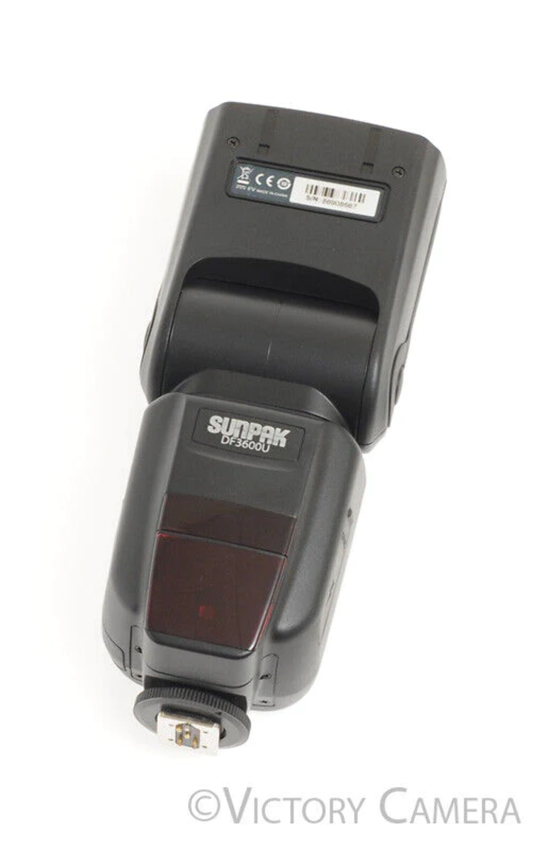 Sunpak DF3600U Speedlite Flash for Canon and Nikon DSLR [EXC] | eBay