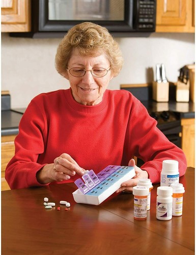 BEST Pills Box Medicine 7 Day Dispenser Organizer Holder Case Large AM PM**