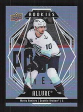 Matty Beniers 2022-23 Upper Deck Allure Photo Variations Seattle Kraken #150
