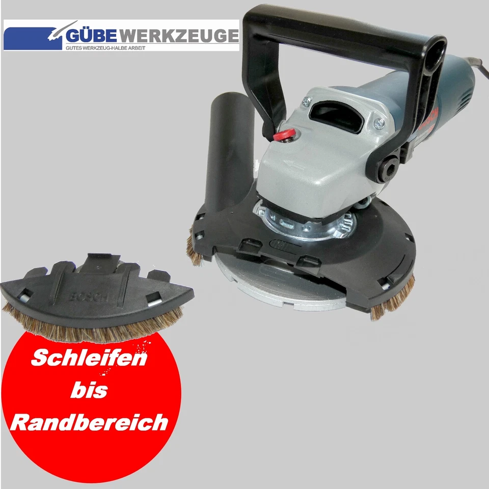 Betonschleifer Sanierfräse BOSCH WINKELSCHLEIFER SET 1400 Watt/125mm mit Bügel - Bild 2 von 3