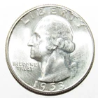 1953 S Washington Quarter CH BU (H112)