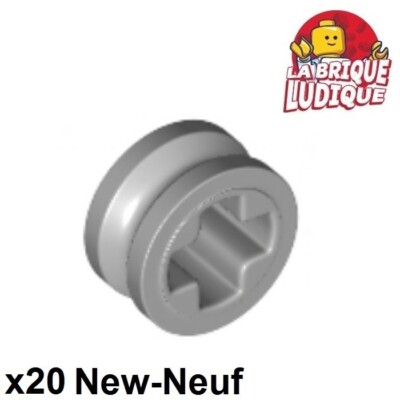 Lego Technic 20X Bush Coussinet Bague 1/2 Smooth Grau/Bläulich Grau 4265C
