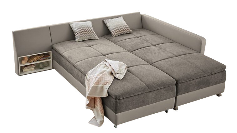 Dauerschlafcouch Mit Bettkasten