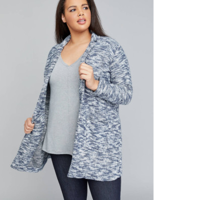 Soft Knit Sweater Blazer Cardigan 
